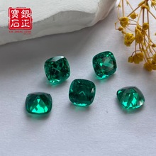 沙弗莱YAG人造钇铝石榴石 彩色宝石肥正方枕形 梧州货源产地批发