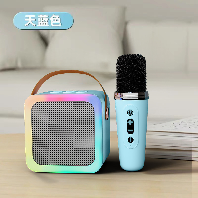 K12蓝牙音箱麦克风一体麦蓝牙音响全民K歌家用无线套装|undefined