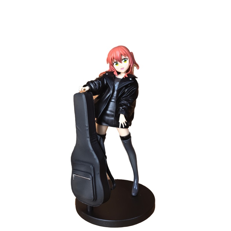 跨境新品 孤独摇滚吉他 站姿手办 二次元美少女动漫潮玩模型摆件|undefined