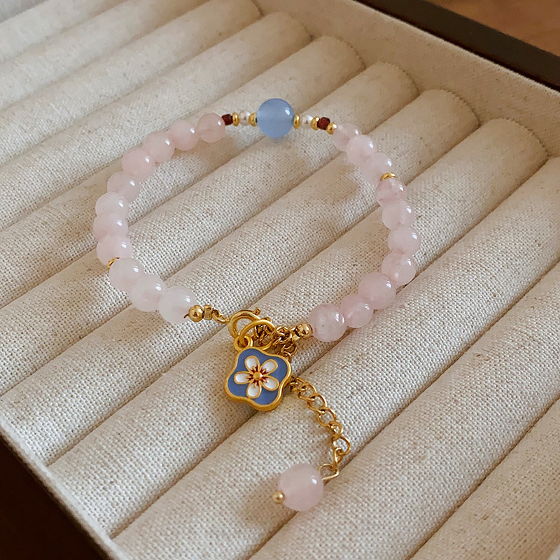 Brazalete con cuentas multicapa de cuentas de mijo de estilo bohemio para niñas, estilo étnico de verano, lujo ligero, joyería de mano retro de nicho