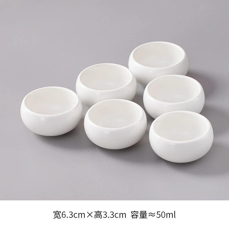 Small tea cup, ceramic tea set, 6 packs