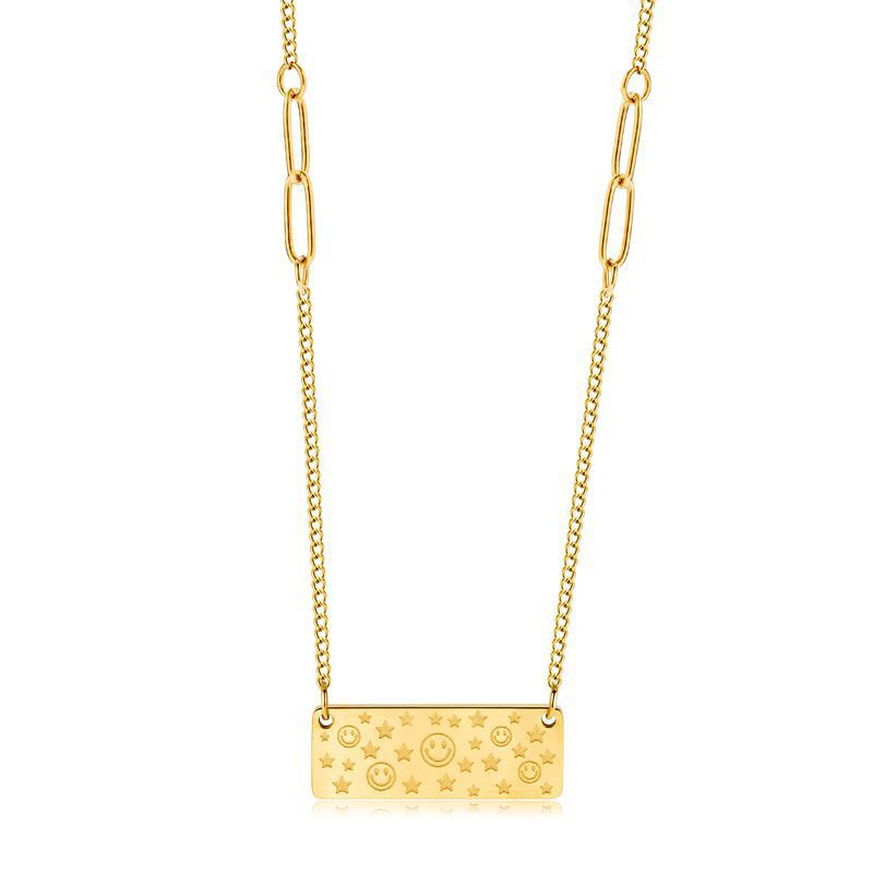 Oferta especial experiencia europea y americana joyería de acero titanio vacío galvanoplastia no decoloración no alérgica joyería pendientes collar fábrica al por mayor