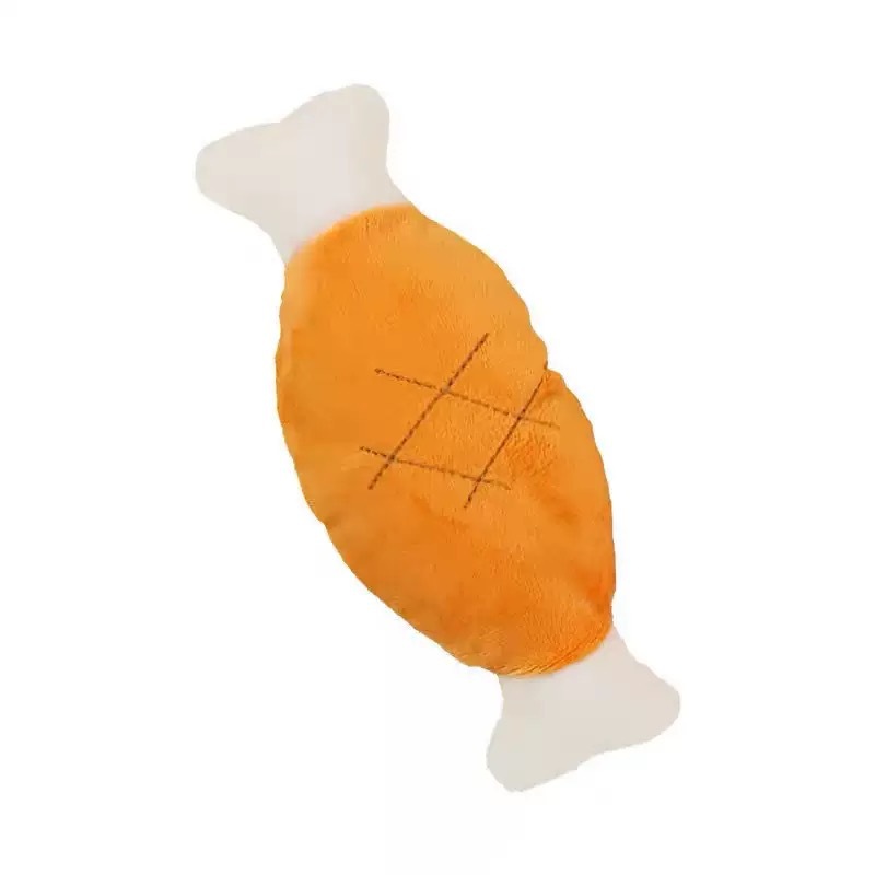 Plush vocal chicken legs
