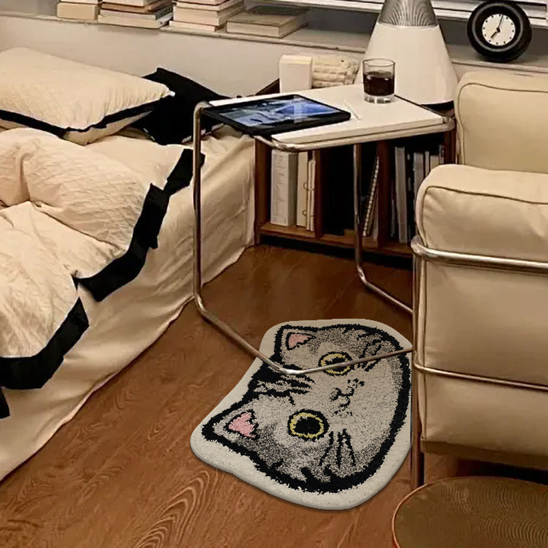 Fuente de fábrica de dibujos animados alfombra antideslizante puerta de entrada alfombra de puerta sucia alfombra alfombra de baño alfombra doméstica alfombra de floquete