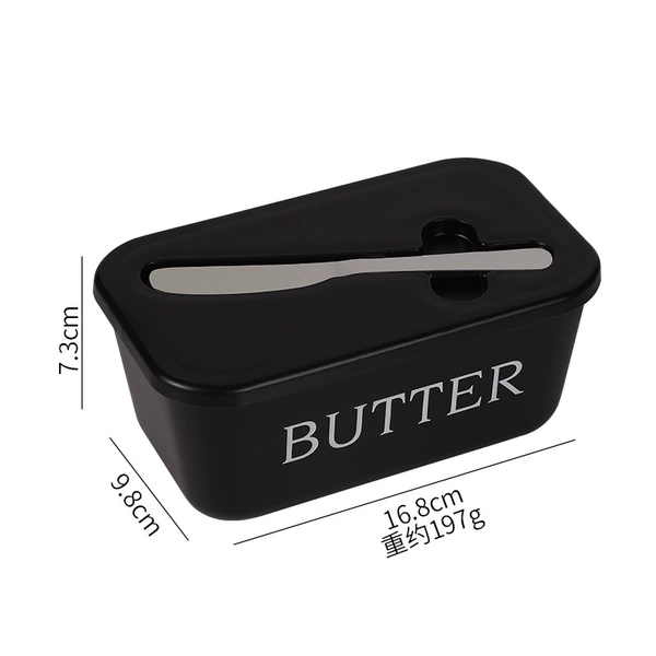 Butter box (with knife) black