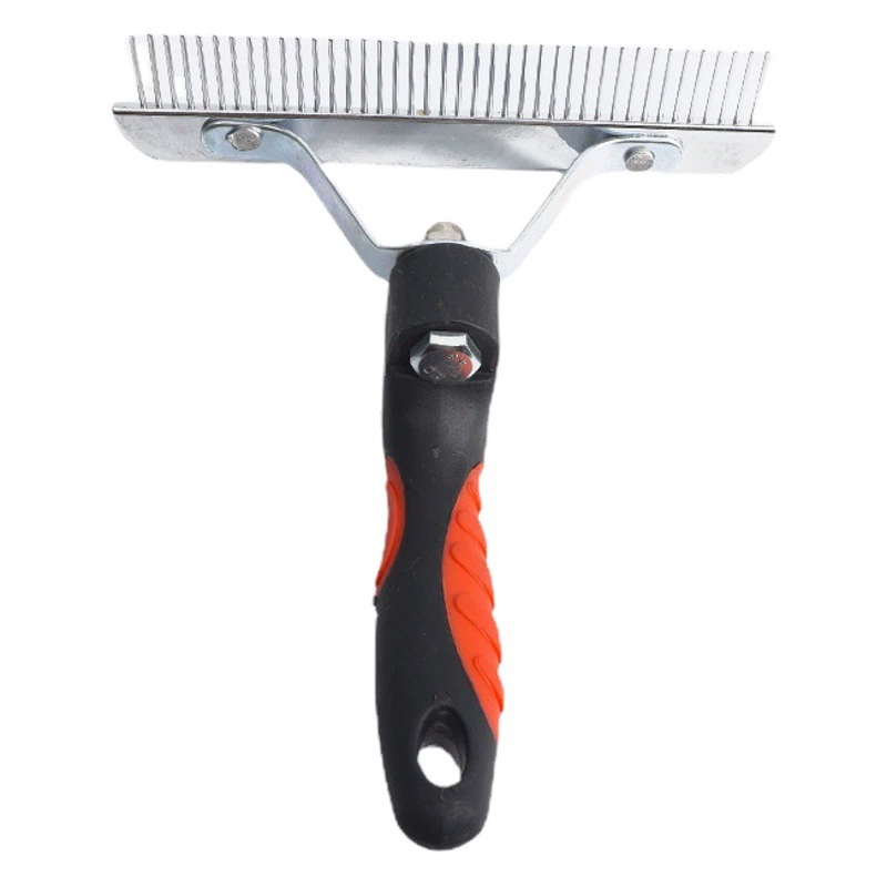 Средних и больших домашних собак гребень собака Чистка Волос Кисти красоты иглы гребень открытый узел удаления волос ногтей грабли гребень оптом