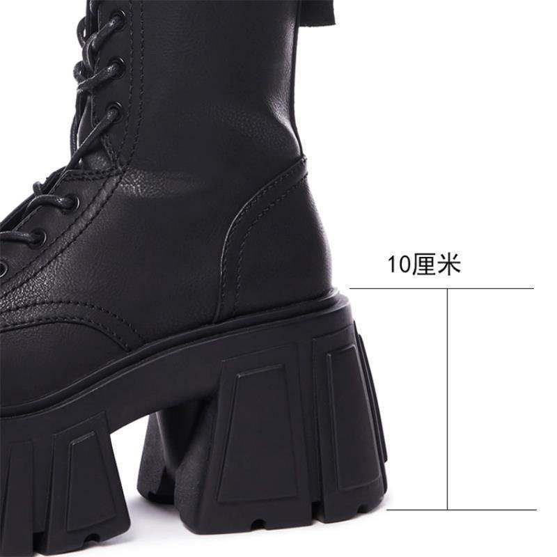 Martens, модные ботинки на платформе, панк-стиль, косплей