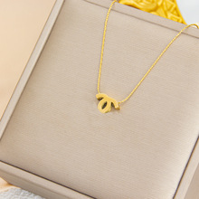 凯旋门轻奢时尚项链洗澡不用摘抽拉锁骨链刀片链简约女饰品