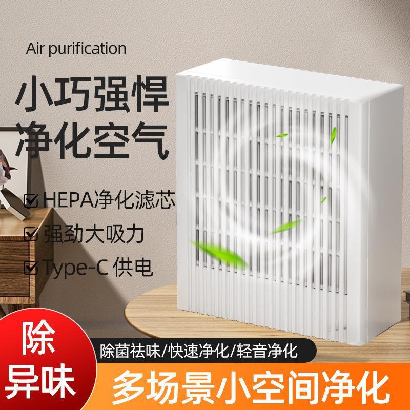 Direct Supply of Cross-Border Air Purifiers, Portable Usb-Powered Household and Car-Mounted High-Efficiency Desktop Air Filters