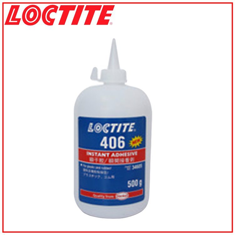 汉高乐泰 LOCTITE 瞬干胶 406 无色至稻草色 500g/瓶 M00001331