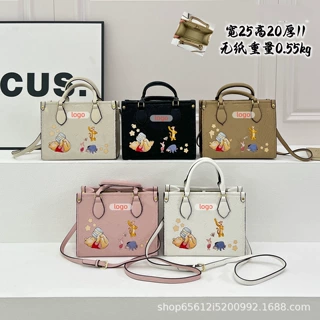 新款2026C家小众卡通设计感可爱多色单肩手提斜挎包包女一件代发