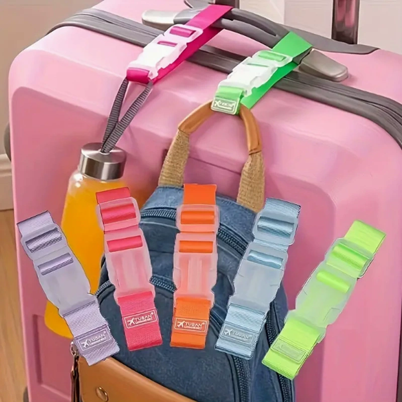 Фиксированный перекрестный ремень для чемодана с крючком, популярный ремень, сумка для трансграничной упаковки, предохранительная пряжка, пряжка для подвесного ремня, экономия труда и защита от потери.