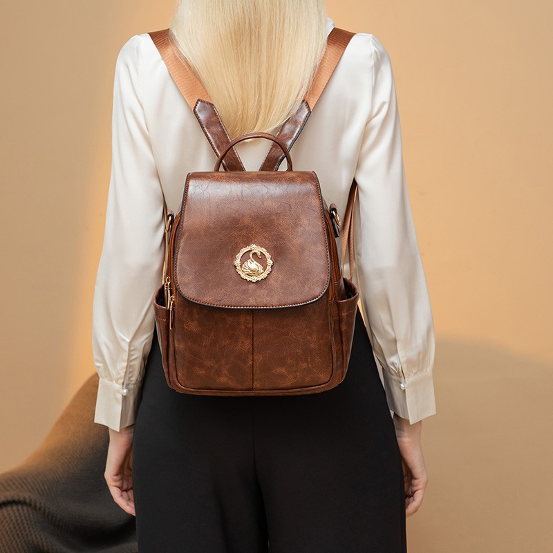 Bolso de las mujeres 2024 nuevo retro del todo-fósforo mochila portátil de las mujeres de alto grado fuera mochila bolsa de hombro