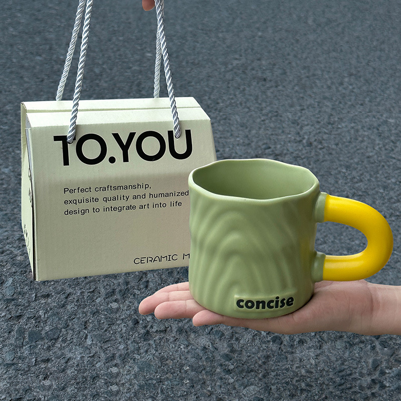 Inglés creativo taza de regalo de regalo de cumpleaños taza de cerámica de oficina taza de agua para el hogar