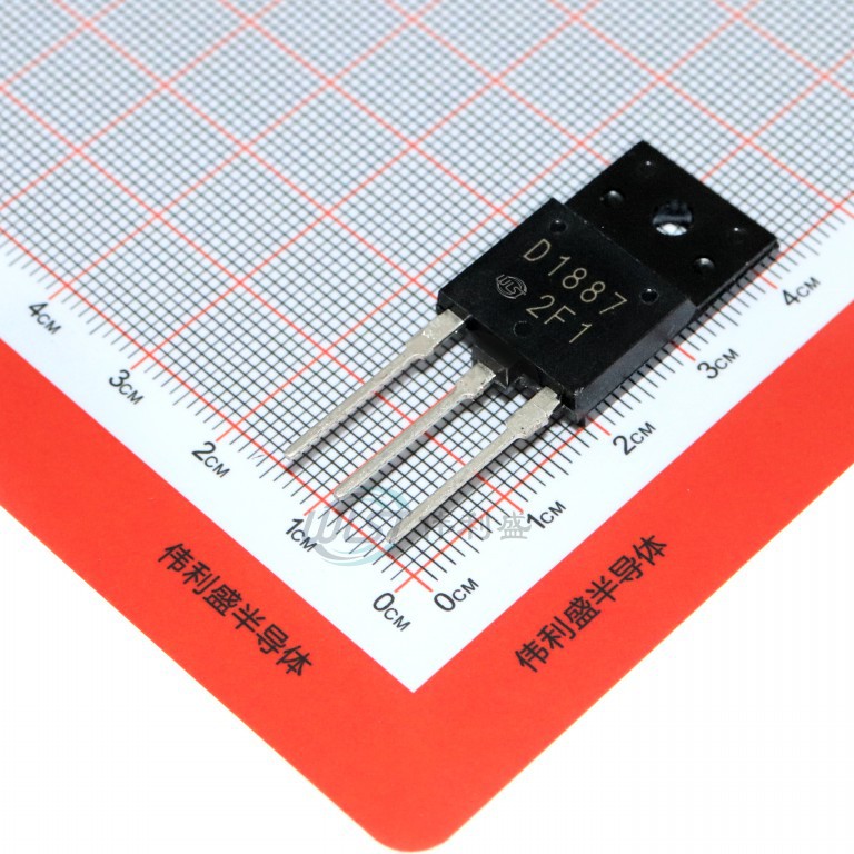 D1887 大功率 电视专用 电源开关管 TO-3PF 直插 三极管  2SD1887