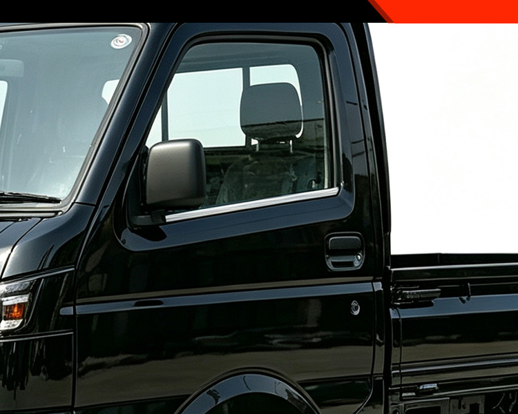 Suitable for Suzuki 26 CARRY modified car window lower edge stainless steel decorative trim car exterior accessories