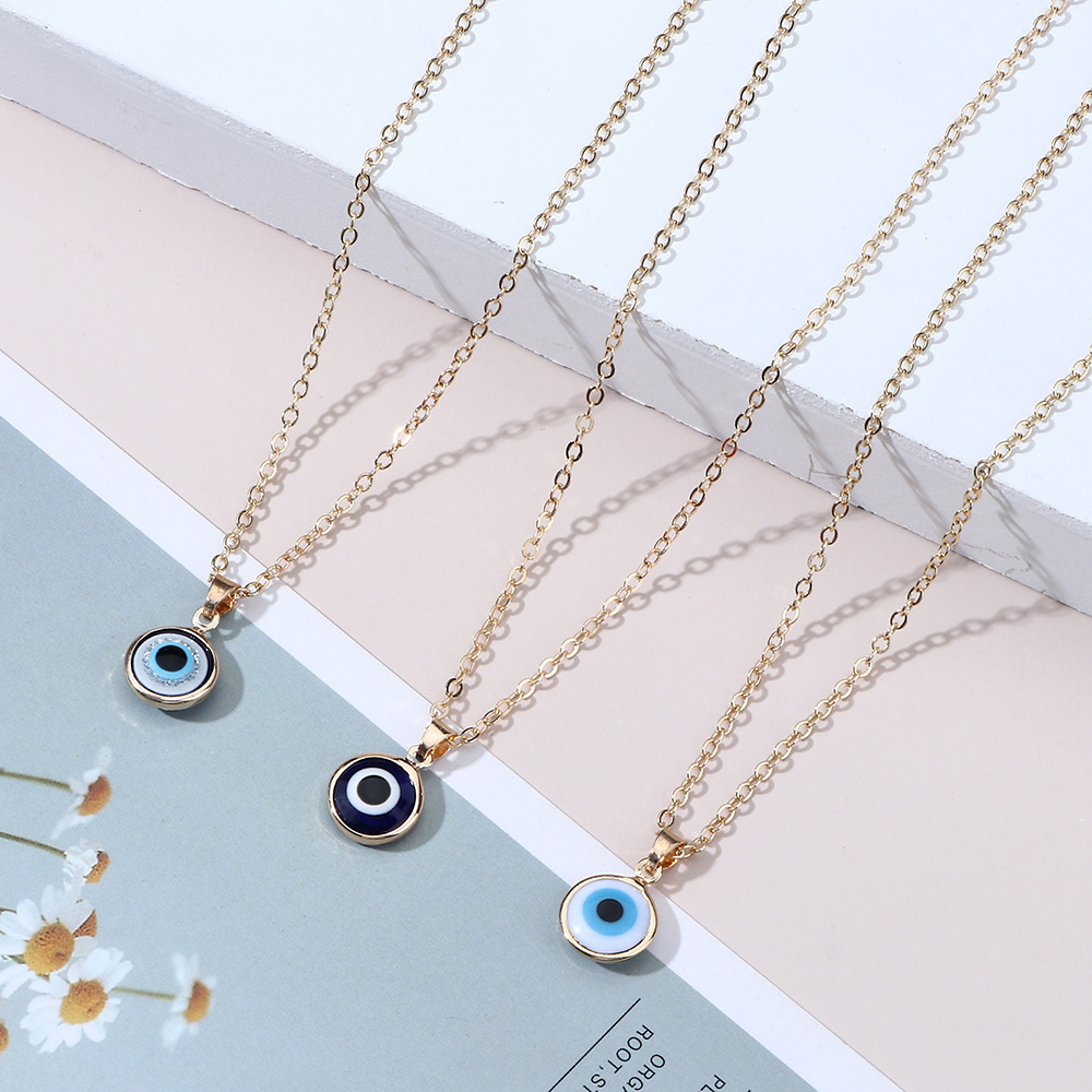 blue necklace