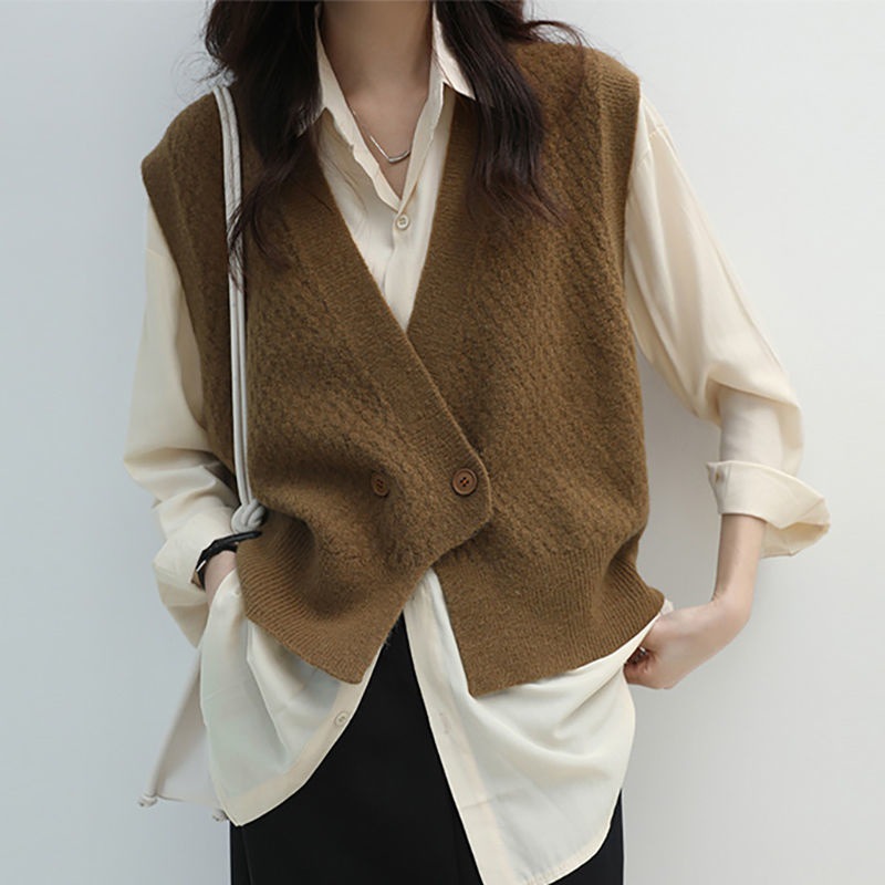 Knitted autumn sweater