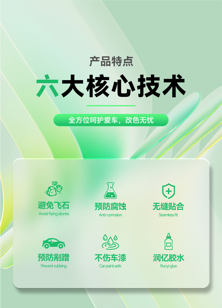 Kucai Colorppf Color-Changing Film Dry-Adhesive Tpu Color-Changing Film Ppffilm Supports Oem and Custom Brands