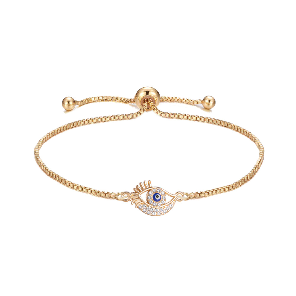 Lucky Evil Eye Red String Bracelet Protection Minimalist Jewelry_voghion.com
