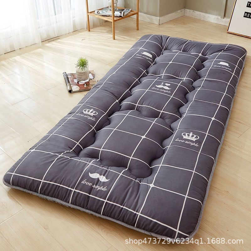 Thickened foam mattress, single mattress, double mattress for student dormitory, tatami, home use, non-slip, foldable soft cushion