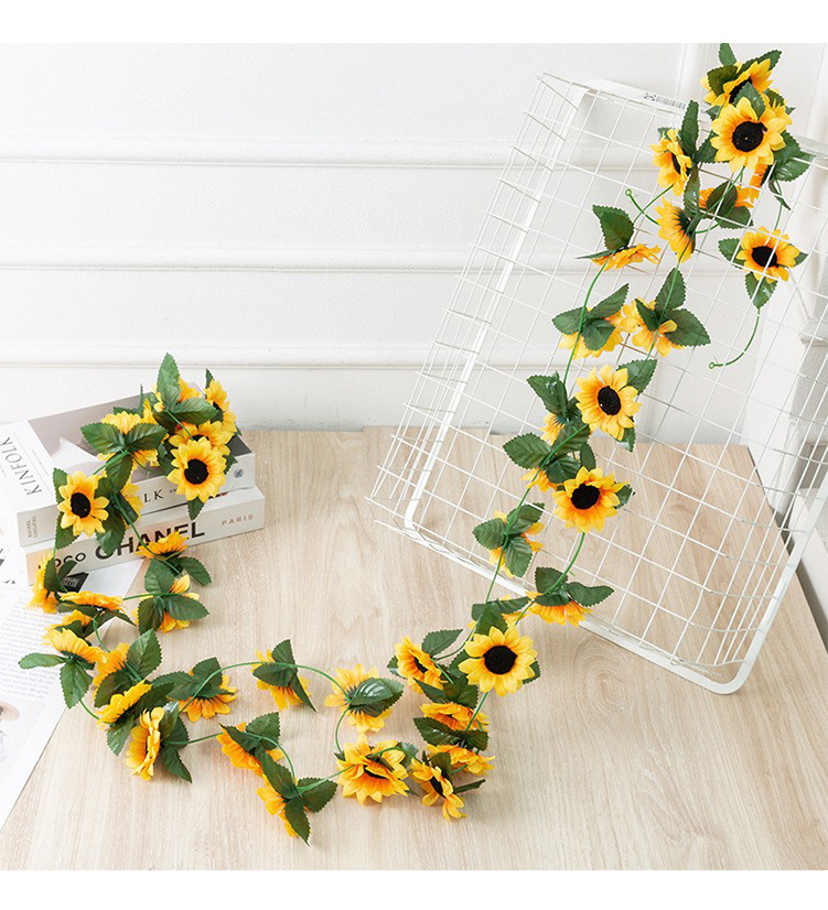 人造尤加利柳叶藤条-婚庆壁挂装饰绿色植物桉树叶仿真尤加利藤条