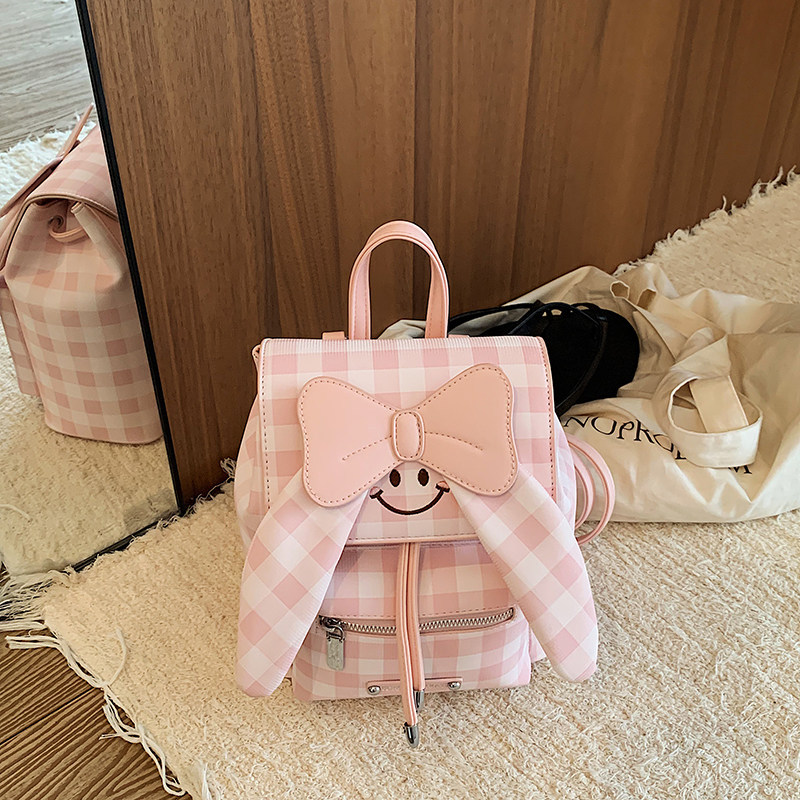 Estilo de viaje de hombro único arco de clase bolso de la escuela hermosa mochila nueva bolsa de 2026 gran capacidad para mujeres