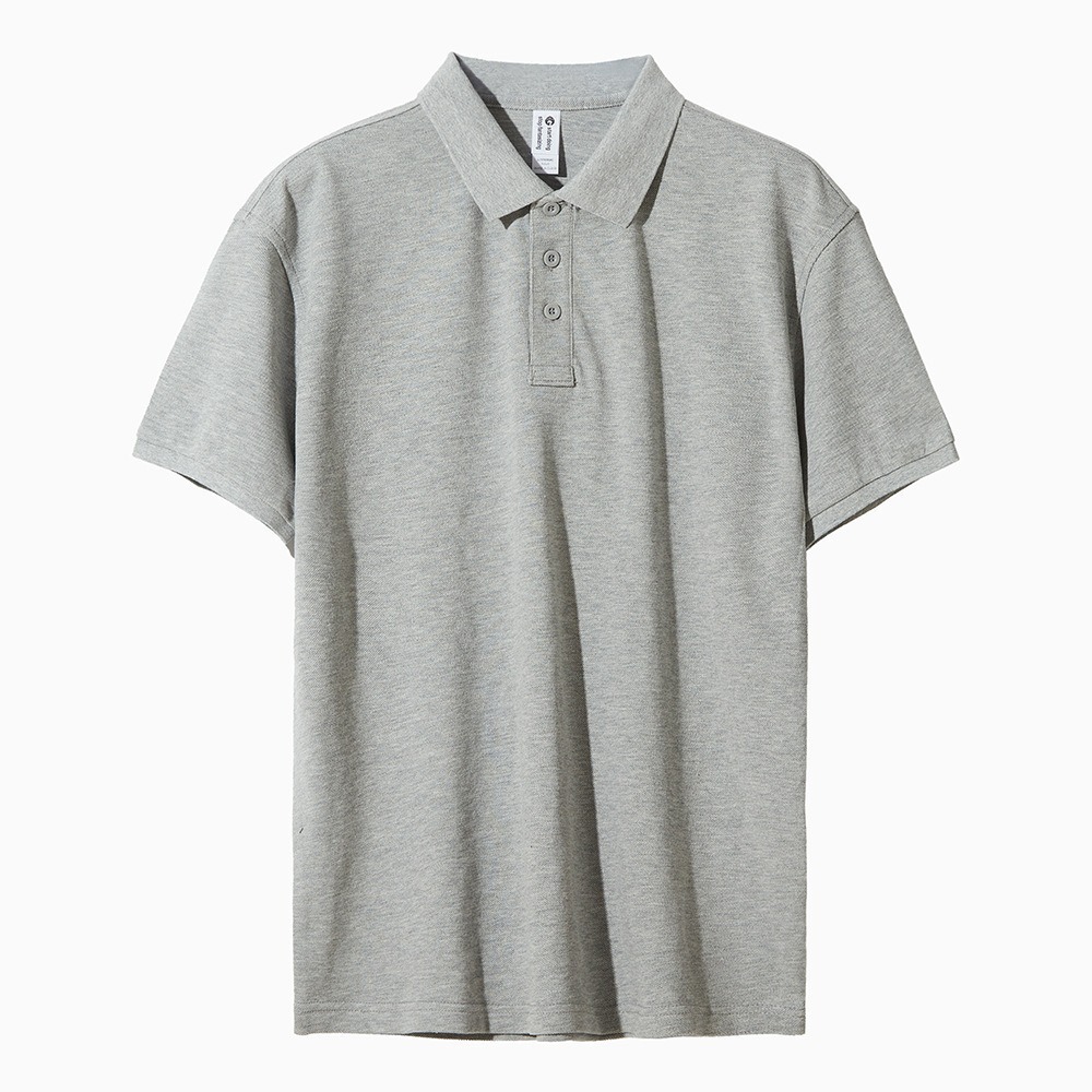 Polo cuidadosamente seleccionado, ropa de trabajo personalizada, camiseta de solapa de manga corta, logotipo impreso bordado, ropa de trabajo publicitaria, camisa cultural de verano