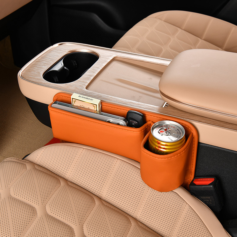 Car Seat Gap Storage Box, Car Gap Storage Box, Leather Storage Box, Multifunctional Storage Bag, Storage Box