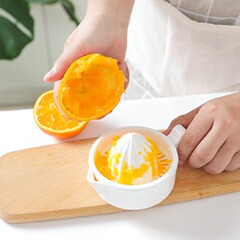 ミニ便利なオレンジジューサー家庭用キッチンガジェット手動レモンジューサージューサー卸売