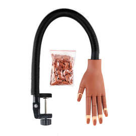 美甲工具女款练习假手活动美甲机械手美甲假手关节活动假手含甲片