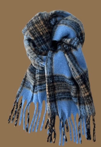 Sciarpa invernale in mohair con nappe di alta qualità, in cashmere marrone Maillard, per studenti, stile nuovo_voghion.com