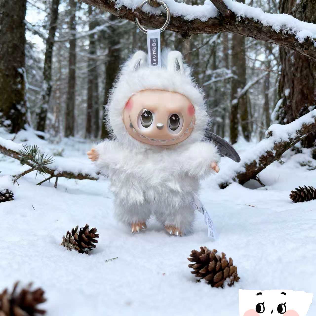 Tercera generación de tela de tela mochila de peluche muñeca colgante pellizco Le caja ciega bolsas ciegas juguetes de moda para niños