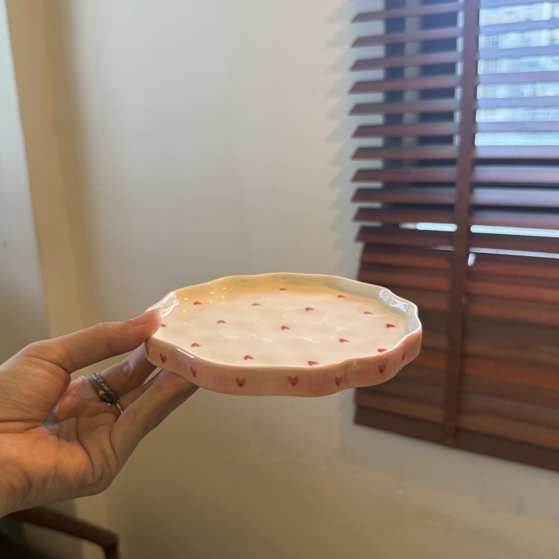 Navidad francesa retro pinza de mano pura pintada a mano taza de café de cerámica plato de alto valor plato de postre de té de la tarde