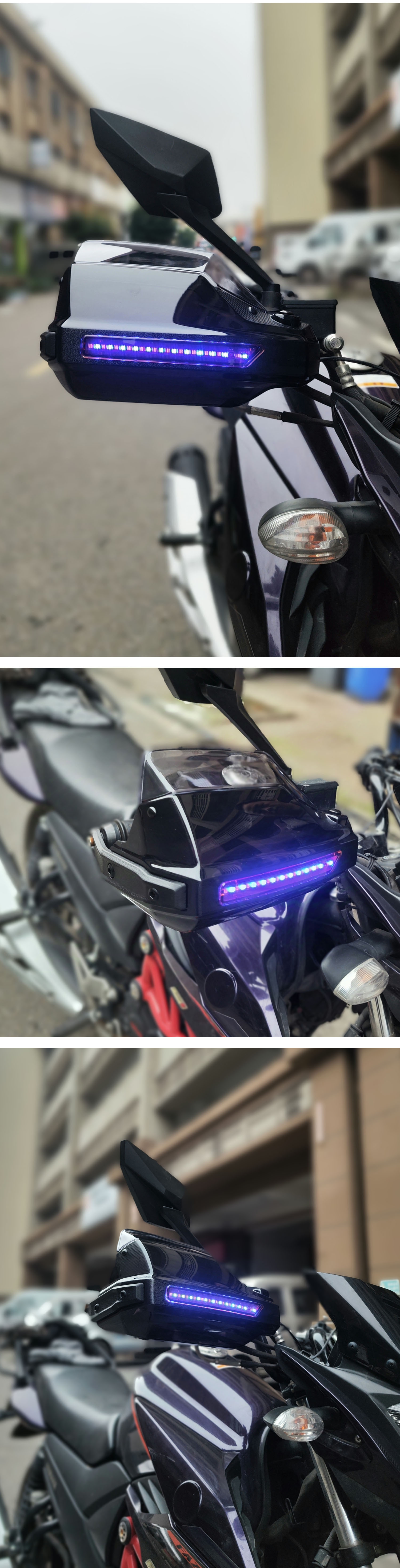 Tost Knight Motorcycle Handguard Handlebar Modified Windproof Warm Rain-proof Electric Motorcycle with Light