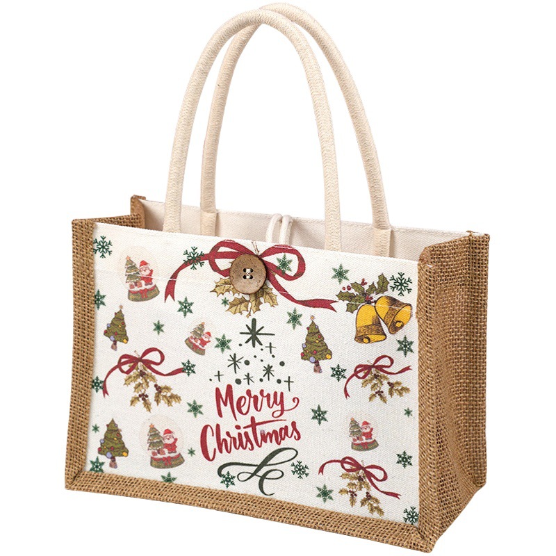 Bolsa de regalo de Navidad nuevo producto explosivo transfronterizo caja de regalo de manzana para niños embalaje de Nochebuena bolsa de regalo de Santa Claus