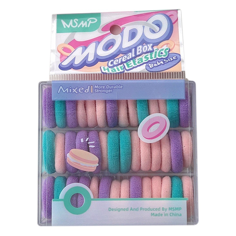 Los accesorios del pelo del anillo de toalla del lazo del pelo de la banda de goma de los niños del color del caramelo del estilo simple no dañan la cuerda del pelo del bebé de las muchachas del pelo