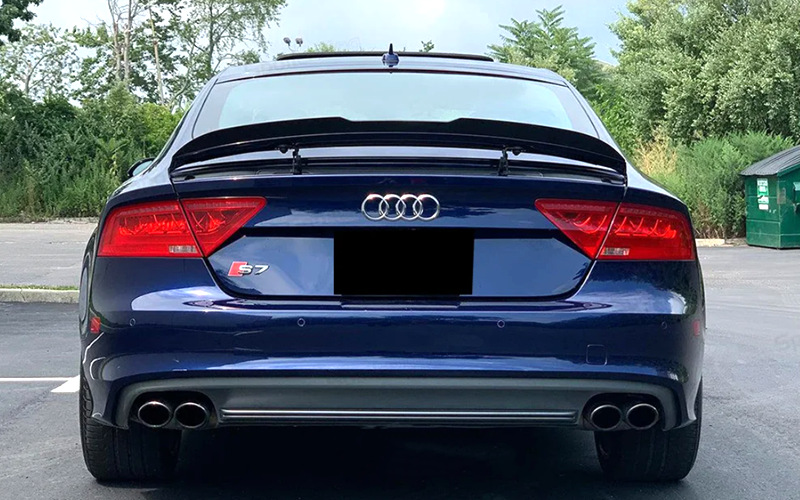 Suitable for 2012-2018 Audi A7 Rs7 Modified Rear Wing Audi A7 Blade Spoiler Without Punching and Tail Pressing