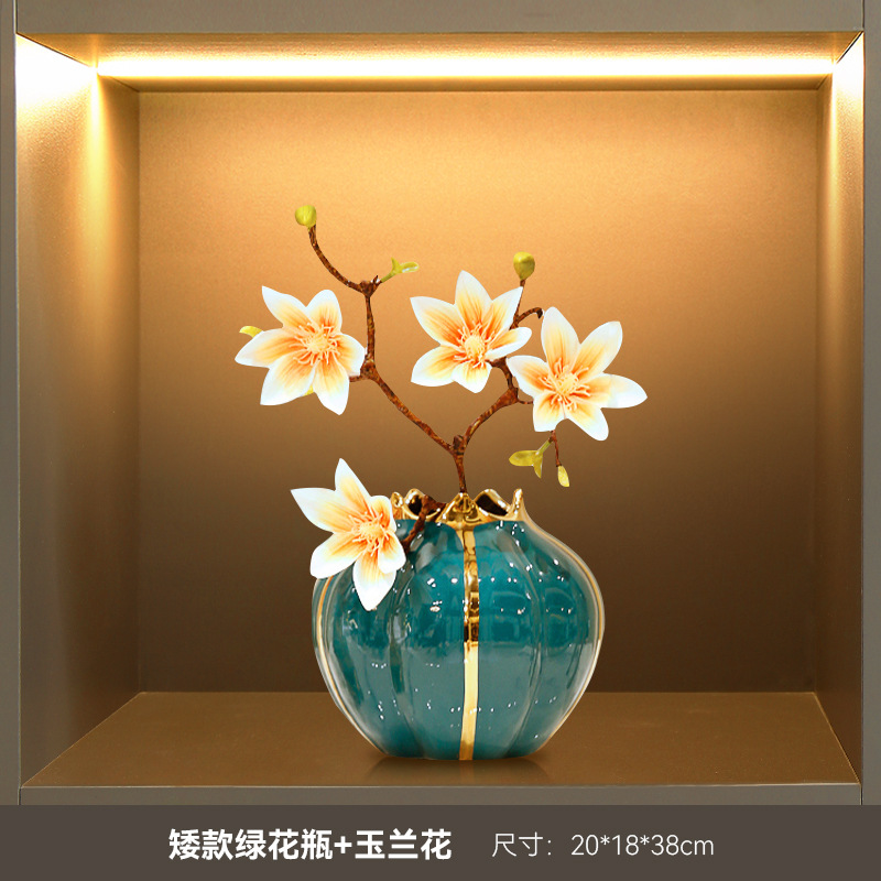 Nuevo chino de alta gama vino gabinete decoración aparador gabinete decoración sala de estar creativa decoración del hogar interior suave Decoración