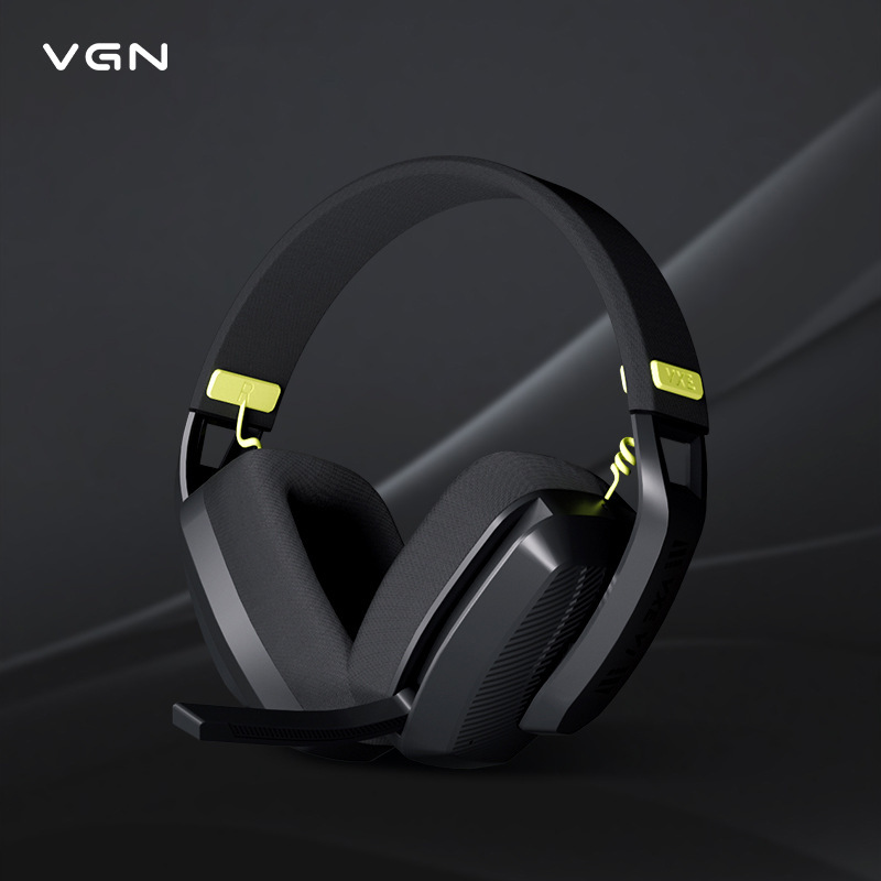 VGN海妖V1蓝牙2.4G三模轻量化头戴式带麦电脑电竞游戏耳机有线|undefined