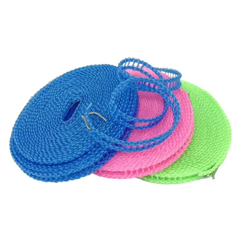 Нескользящая ветрозащитная Веревка для белья, веревка для белья, стеганое одеяло, сушильная веревка, без перфорации, нейлоновая веревка для путешествий на открытом воздухе