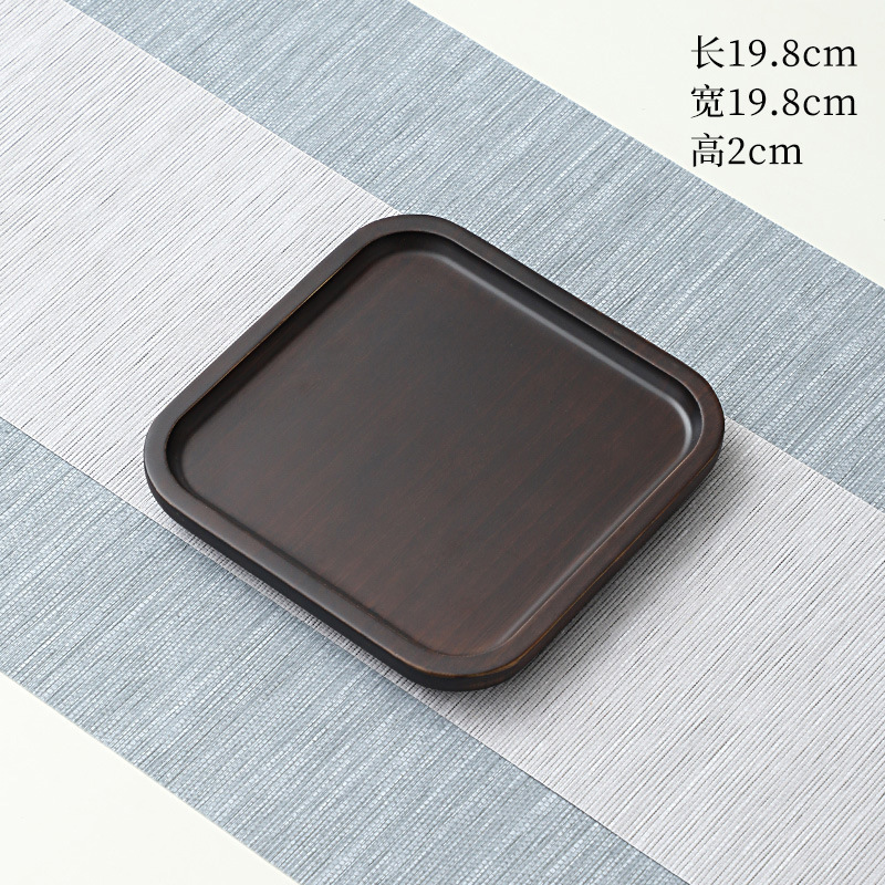 20*20*2 walnut square engraved plate