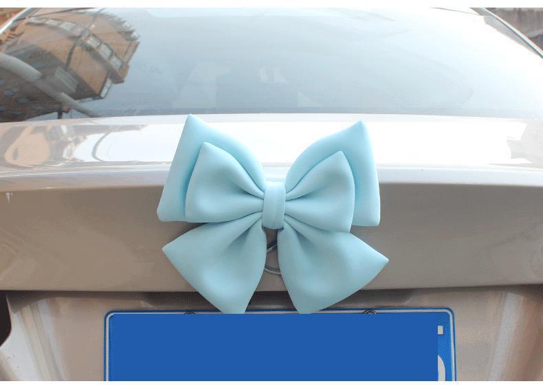 Car Tail Bow Decoration Pendant Trunk Car Sticker Accessories Car Tail Ornaments Car Motorcycle Doll