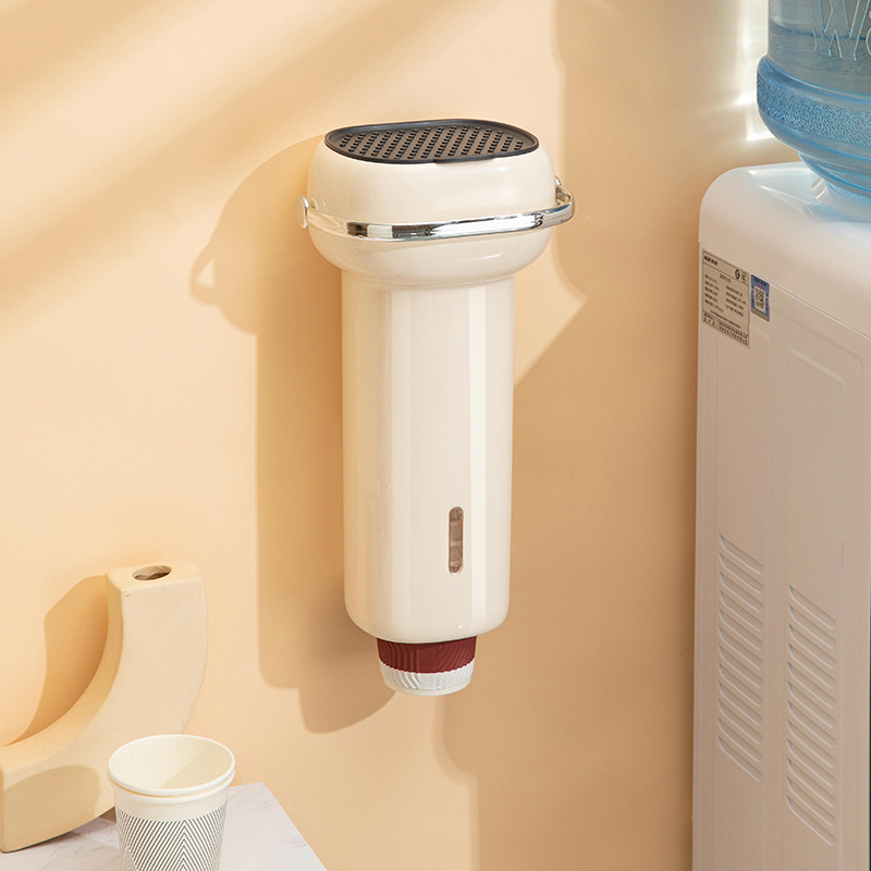 Traceless wall-mounted cup holder shelf, cup storage rack, multi-layer paper cup stand, household disposable paper cup holder