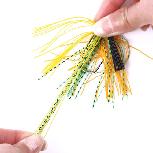 New Luya fake bait Beard Guy 10g cross-border anti-hanging bottom lead drop lead head hook Beard Guy simulation fake bait wholesale