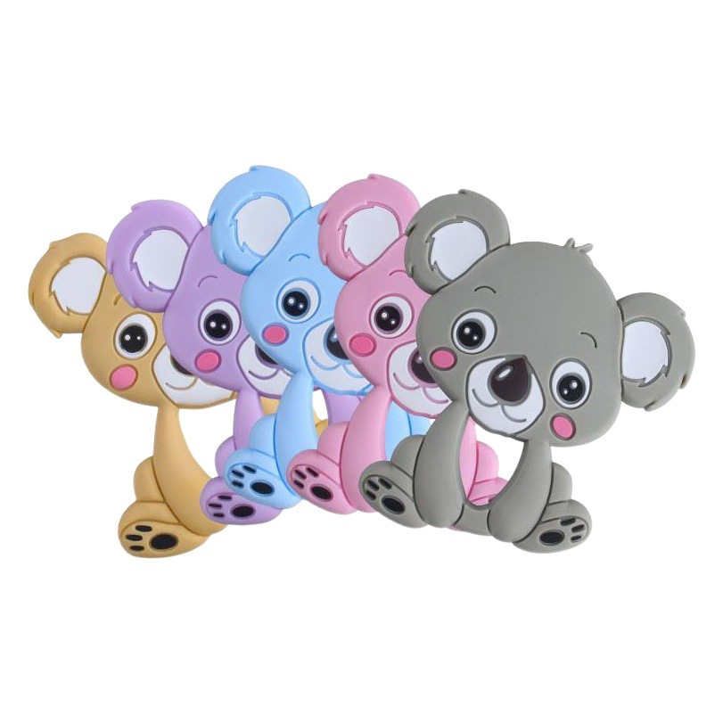 DIY creativo bebé suministros Kaola silicona juguetes mordedor bebé mordedor palo dientes Shaper compra rápida nuevo