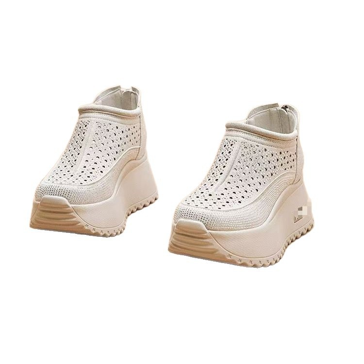 Zapatos Dongdong respirables zapatos de papá mujeres 2026 verano nuevo hombre pequeño de mujer aumento de altura delgada zapatos deportivos casuales