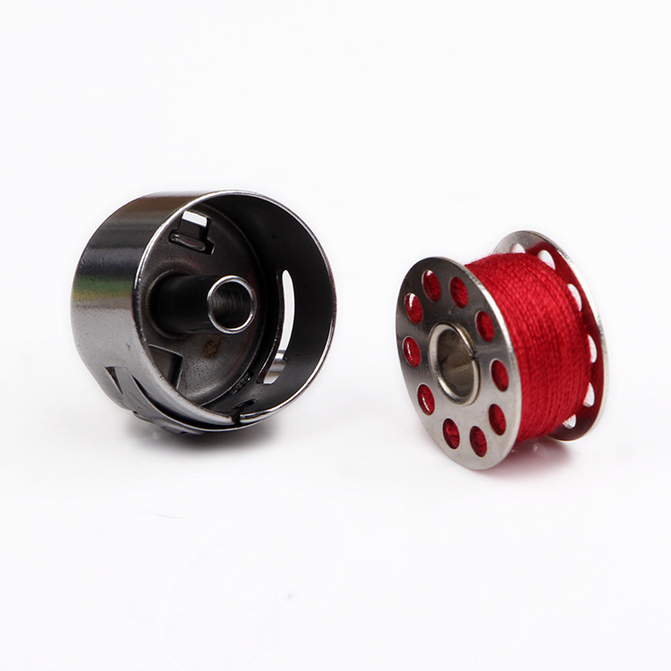 Máquina para el hogar pasada de moda con cable, pedal de lanzadera, bobina de núcleo de alambre de hierro de color universal para el hogar