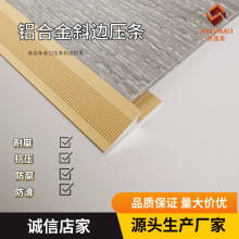木地板铝合金斜边压条扣条收边家用客厅卧室现代简约踢脚线