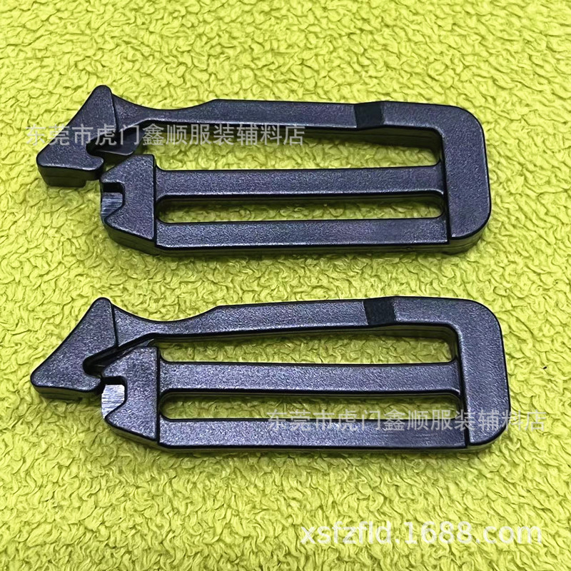 Manufacturer 1.5inch Plastic One-way Detachable Japanese Buckle 3.8CM Adjustable Quick Buckle 38mm Open Japanese Buckle